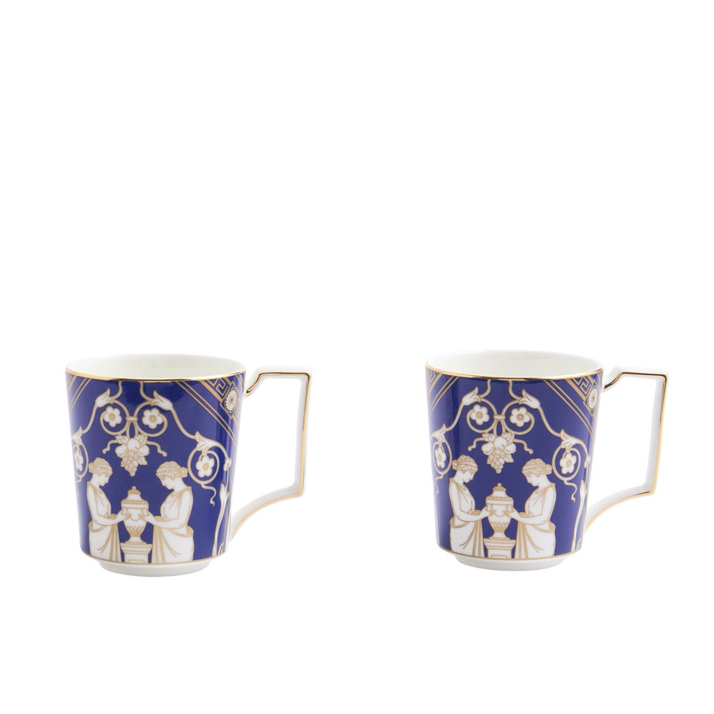 Reniassance Mug in Gold, Set of 2
