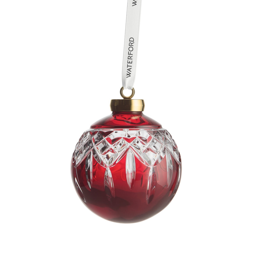 Lismore Bauble Ornament Red