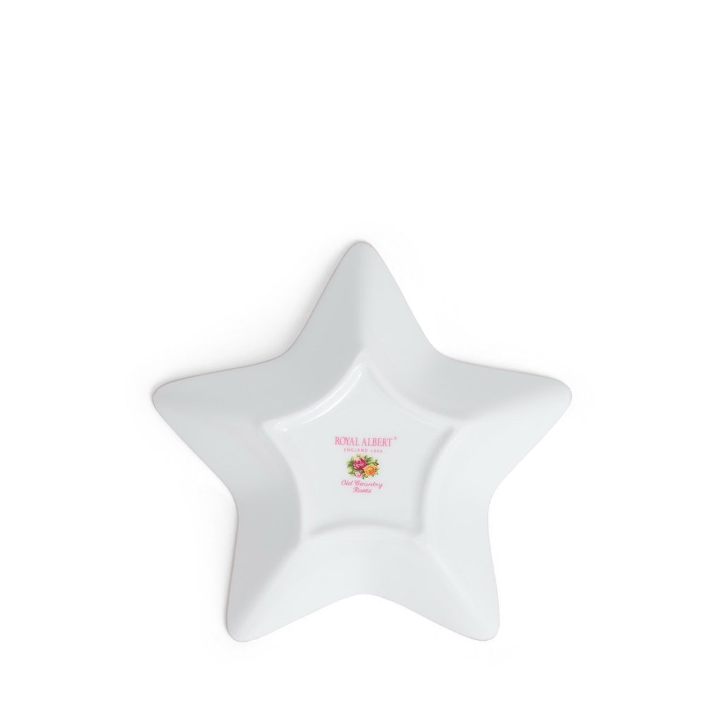 Old Country Roses Christmas Star Bowl