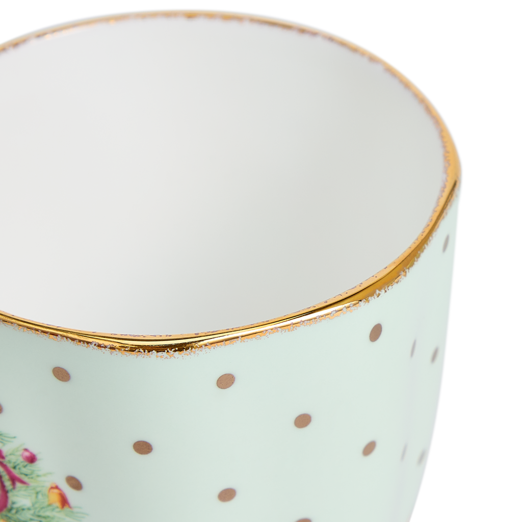 Old Country Roses Christmas Mug, Set of 4