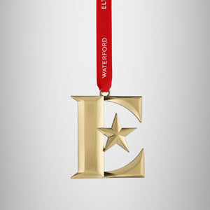 Elton John Golden E Icon Ornament