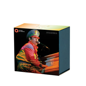 Elton John Aids Foundation Red Heart Ornament