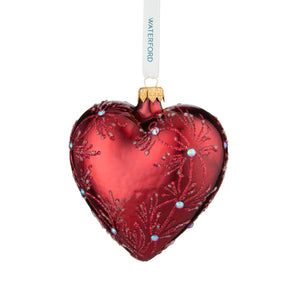 Holiday Heirlooms Red Heart Ornament