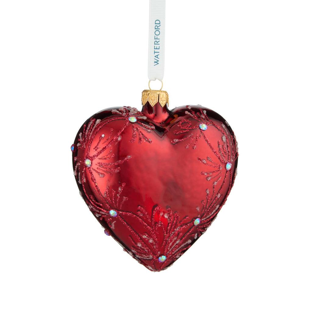 Holiday Heirlooms Red Heart Ornament