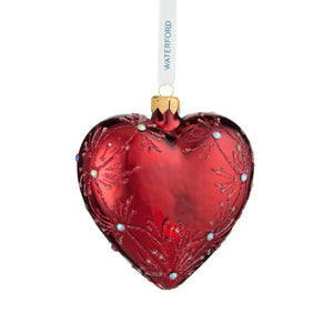 Holiday Heirlooms Red Heart Ornament