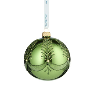 Holiday Heirlooms Green Bauble Ornament
