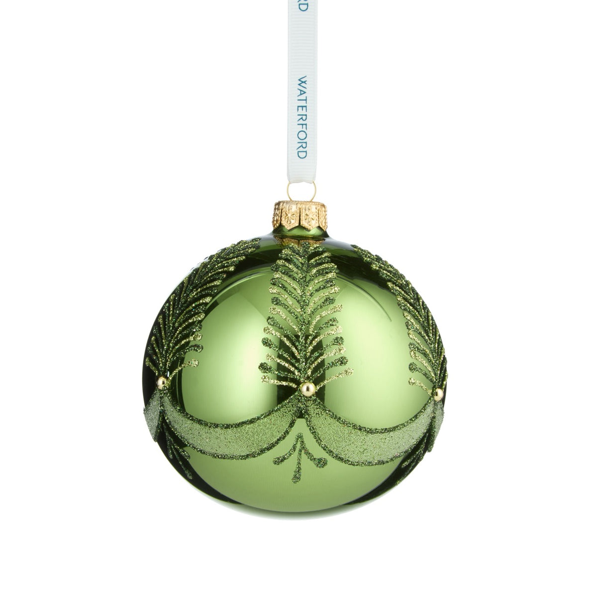 Holiday Heirlooms Green Bauble Ornament