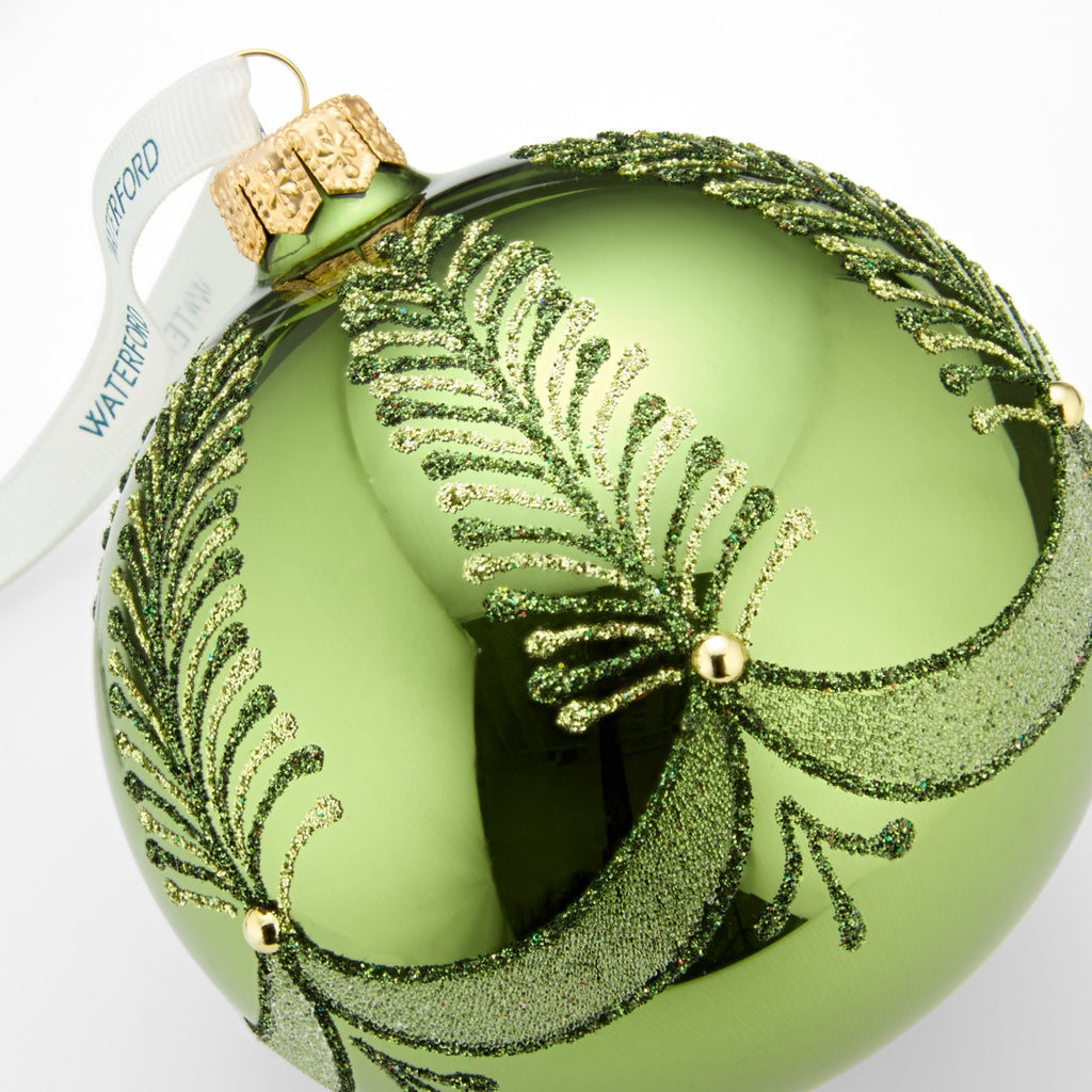 Holiday Heirlooms Green Bauble Ornament