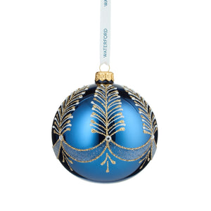 Holiday Heirlooms Blue Bauble Ornament