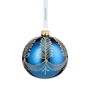 Holiday Heirlooms Blue Bauble Ornament