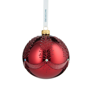Holiday Heirlooms Red Bauble Ornament