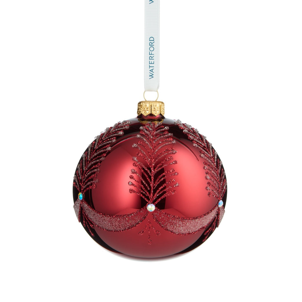 Holiday Heirlooms Red Bauble Ornament