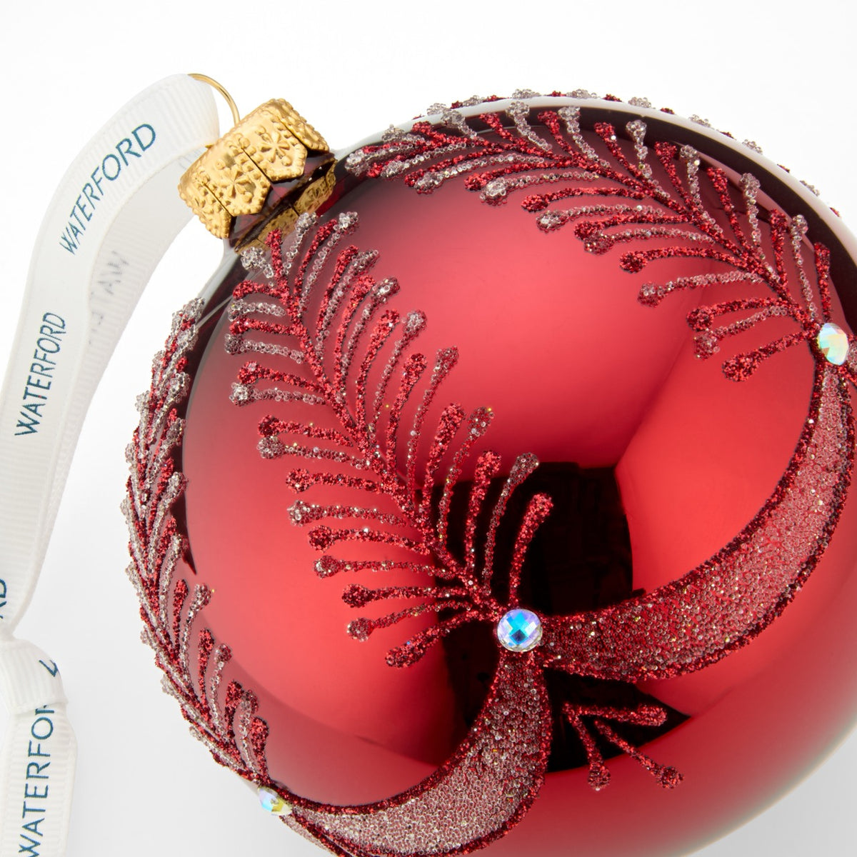 Holiday Heirlooms Red Bauble Ornament