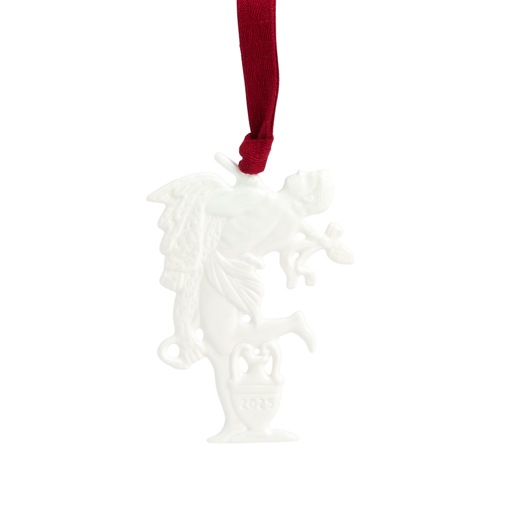 Festive Bacchus Ornament White China