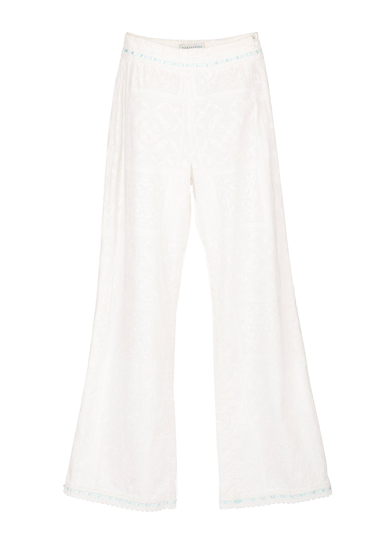 Something Blue Pants in White