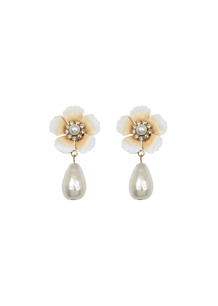 Deborah Earrings in Champagne
