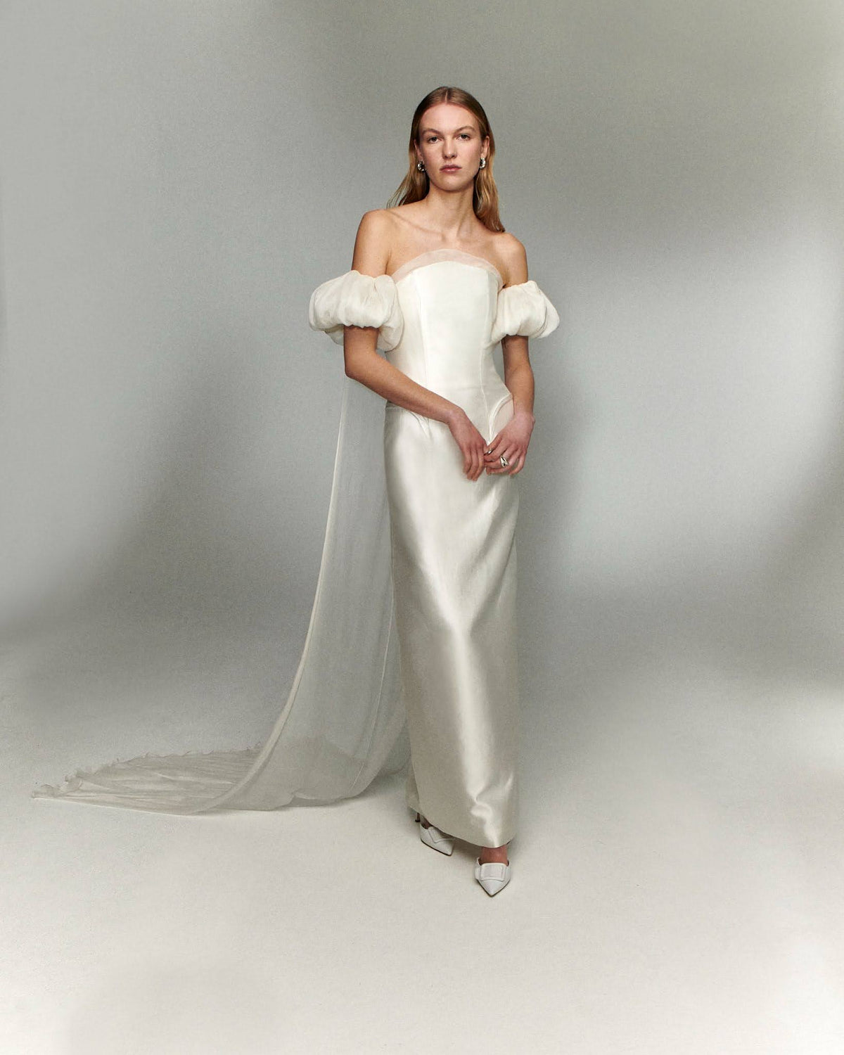 Crescent Strapless Silk Mikado Gown | STYLE 118