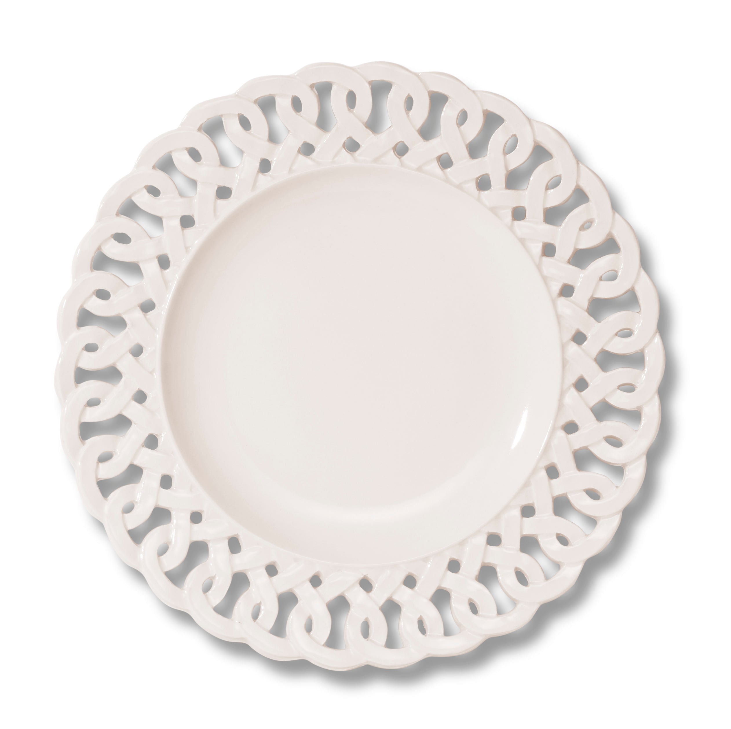 Paulette Bread Plate White