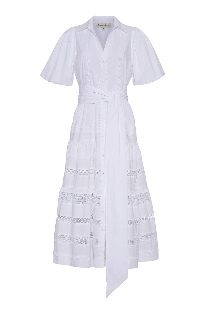 Mardi Dress in White