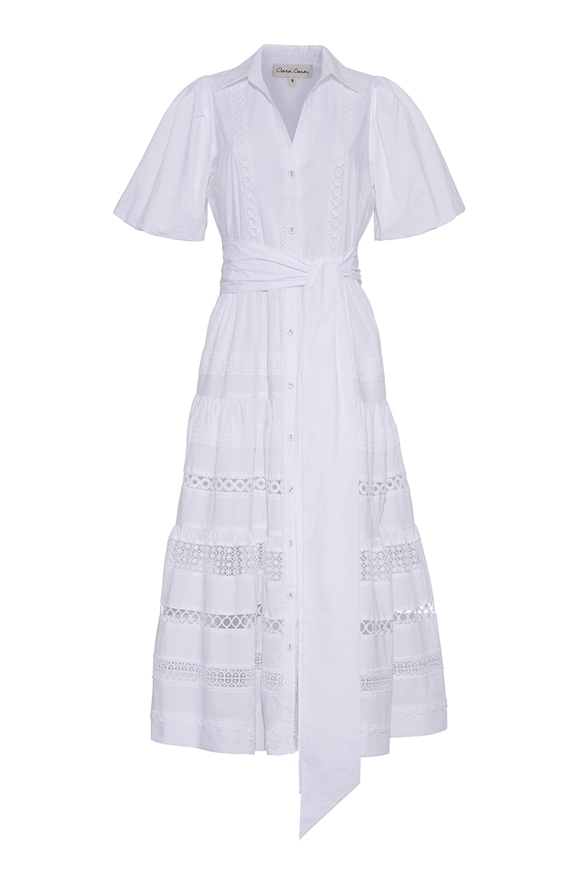 Mardi Dress in White