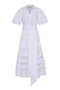 Mardi Dress in White