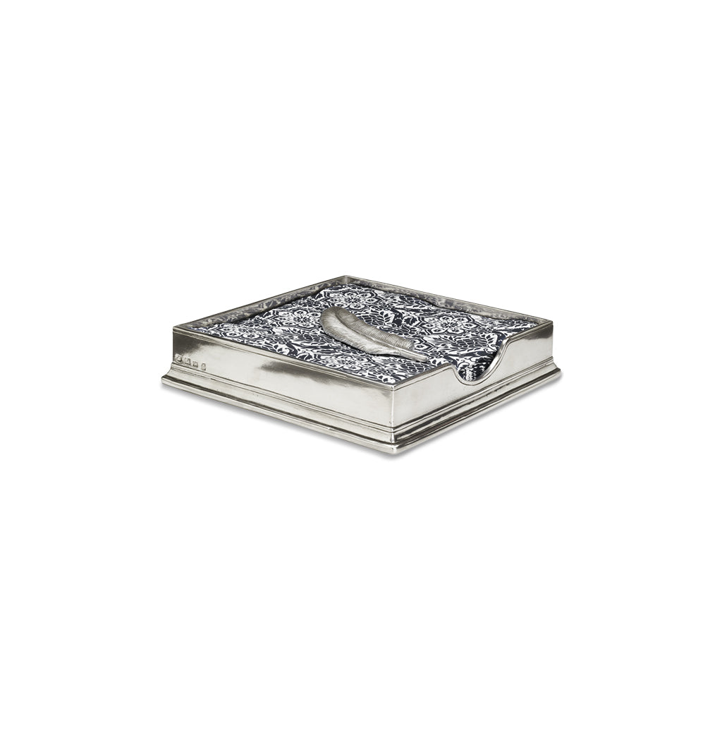 Luncheon Napkin Box with Feather Weight