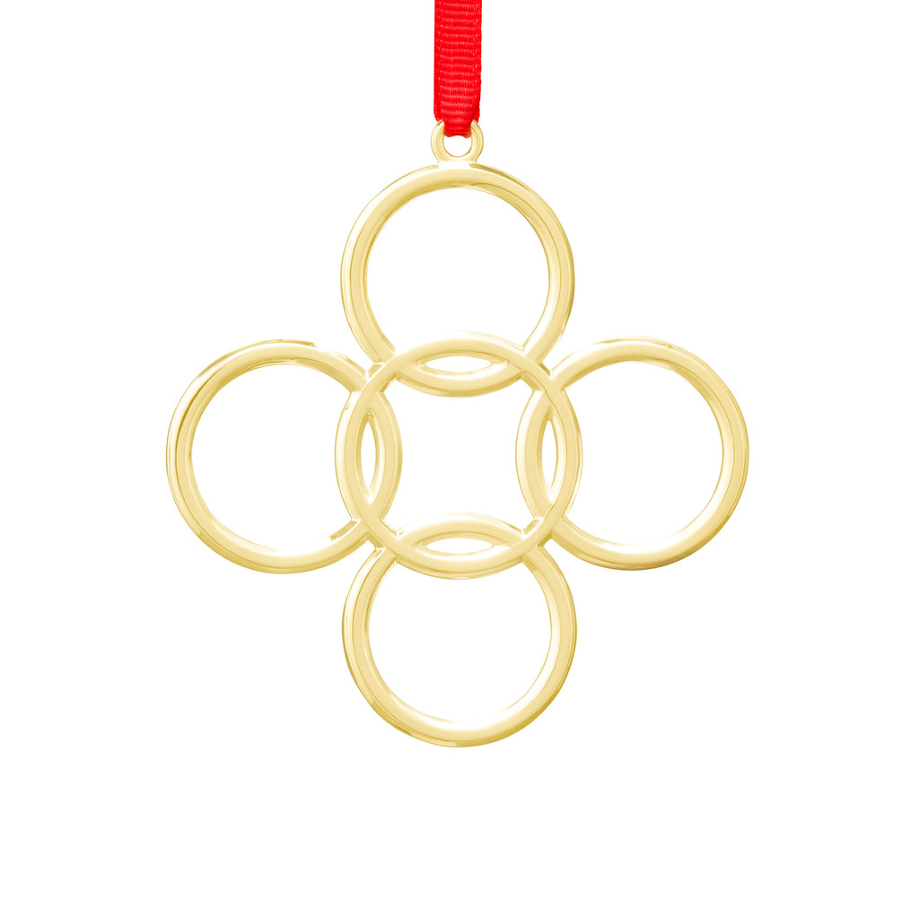 12 Days of Christmas Ornament, Five Golden Rings