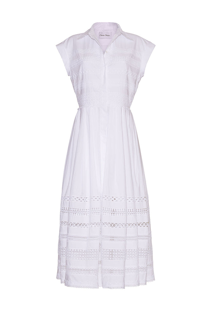 Octavia Dress in White