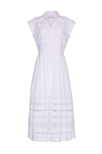 Octavia Dress in White