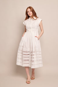Octavia Dress in White