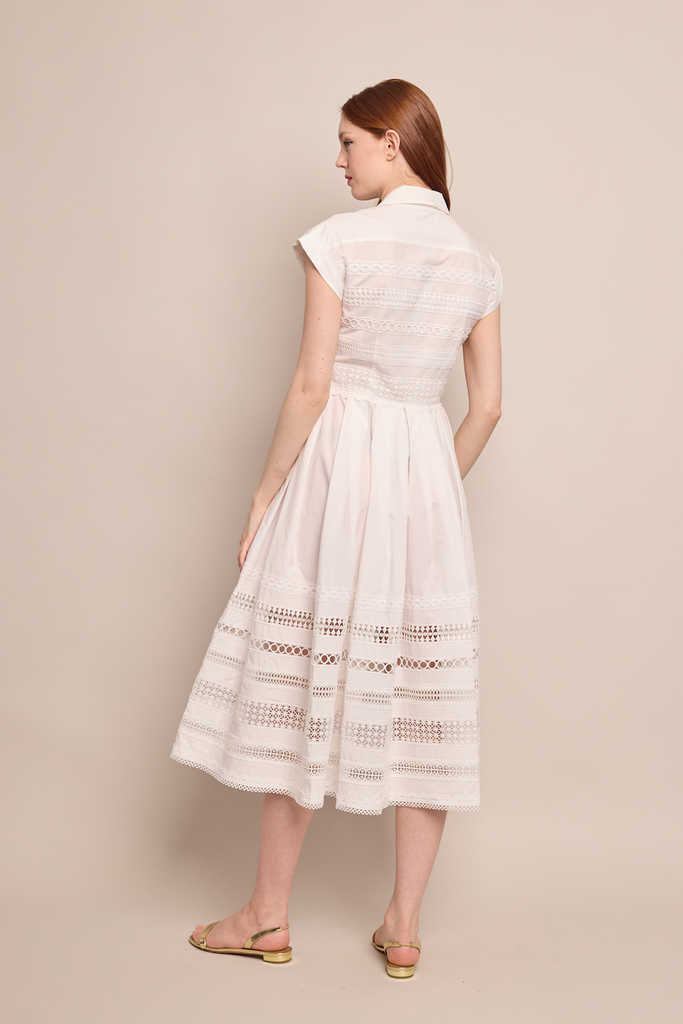 Octavia Dress in White