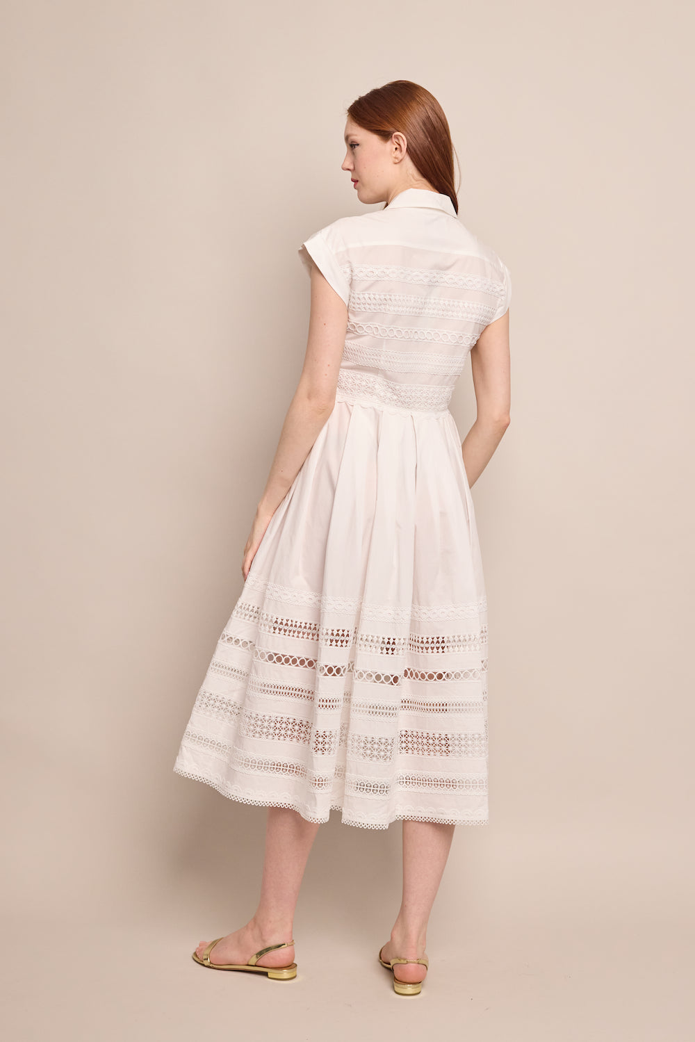 Octavia Dress in White