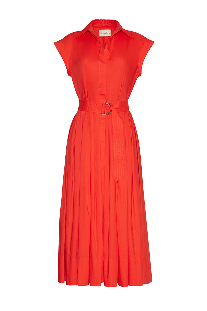 Octavia Dress in Red