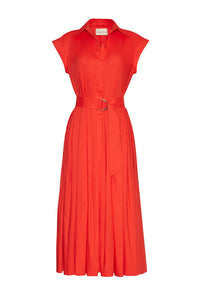 Octavia Dress in Red