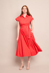 Octavia Dress in Red