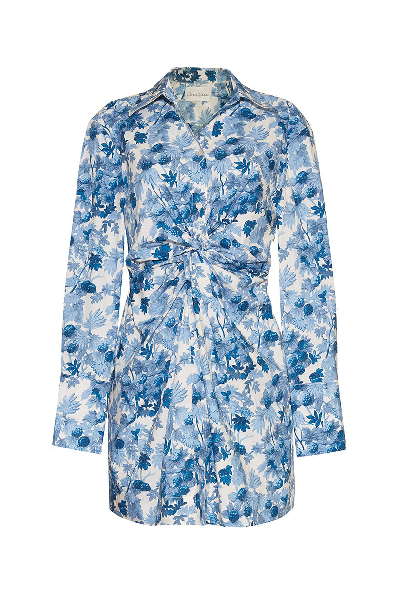 Juni Shirt Dress in Berries Egret