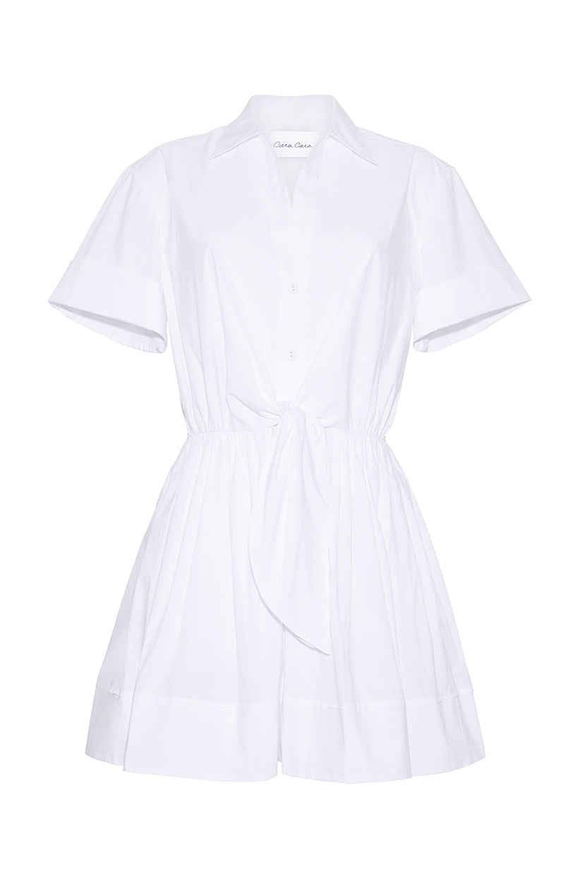 Asbury Mini Dress in White