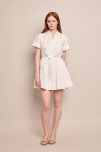 Asbury Mini Dress in White