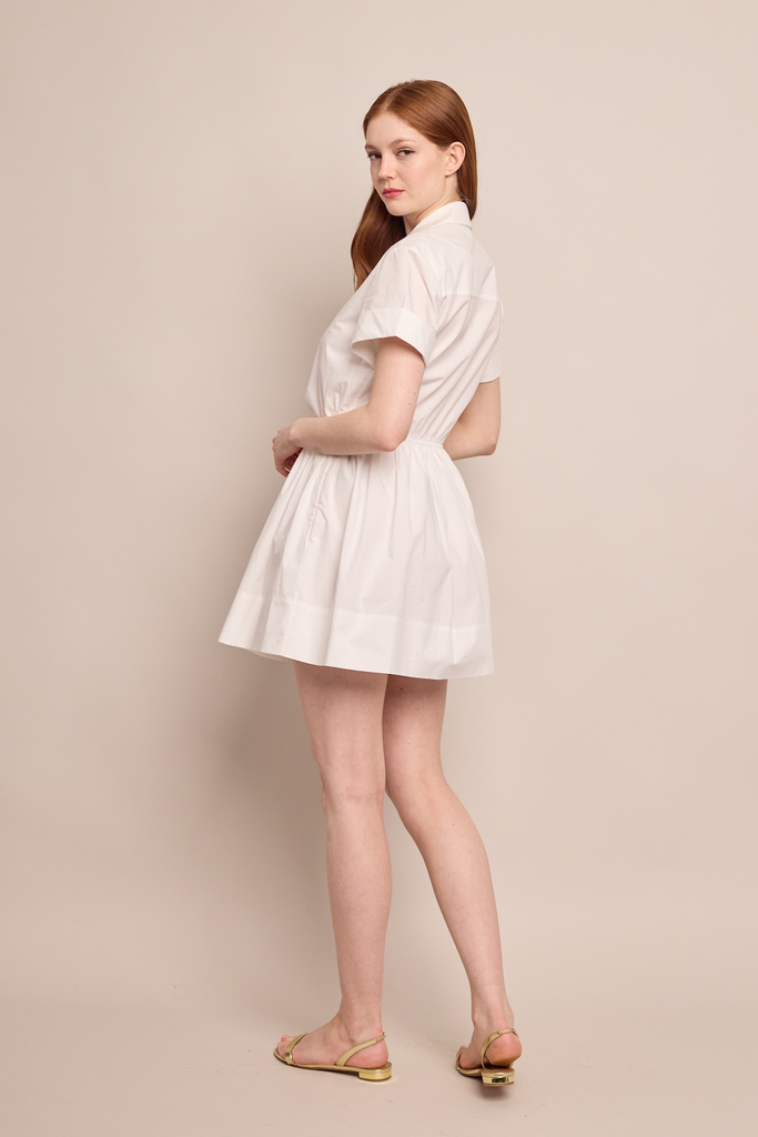 Asbury Mini Dress in White