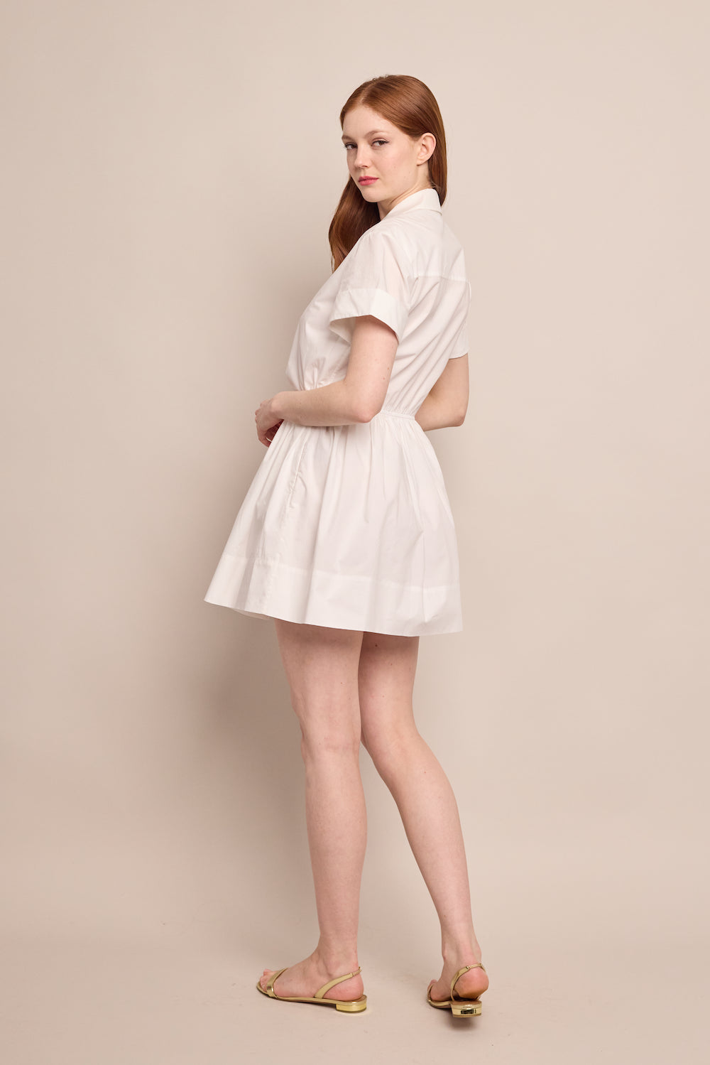 Asbury Mini Dress in White