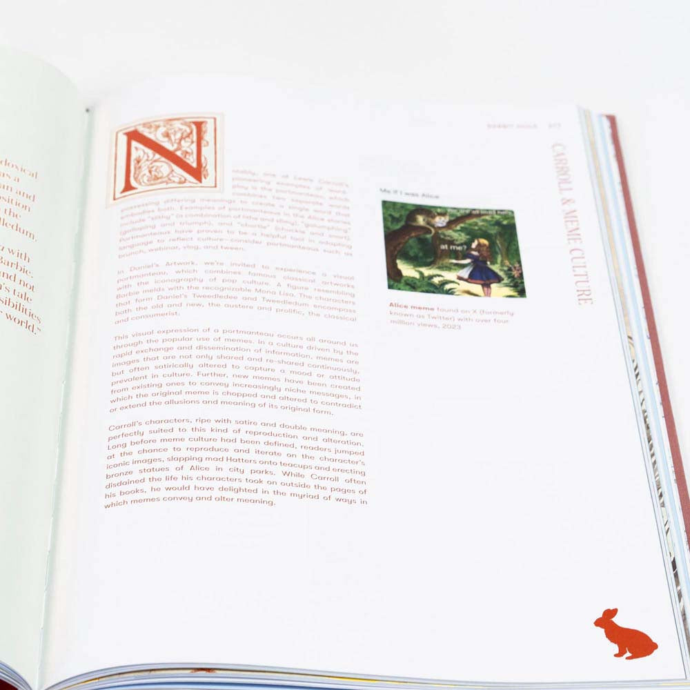 Alice in Wonderland Art Novel