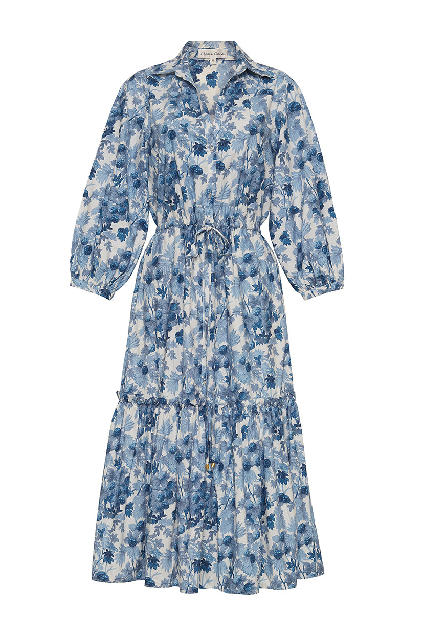 Hutton Dress in Berries Egret