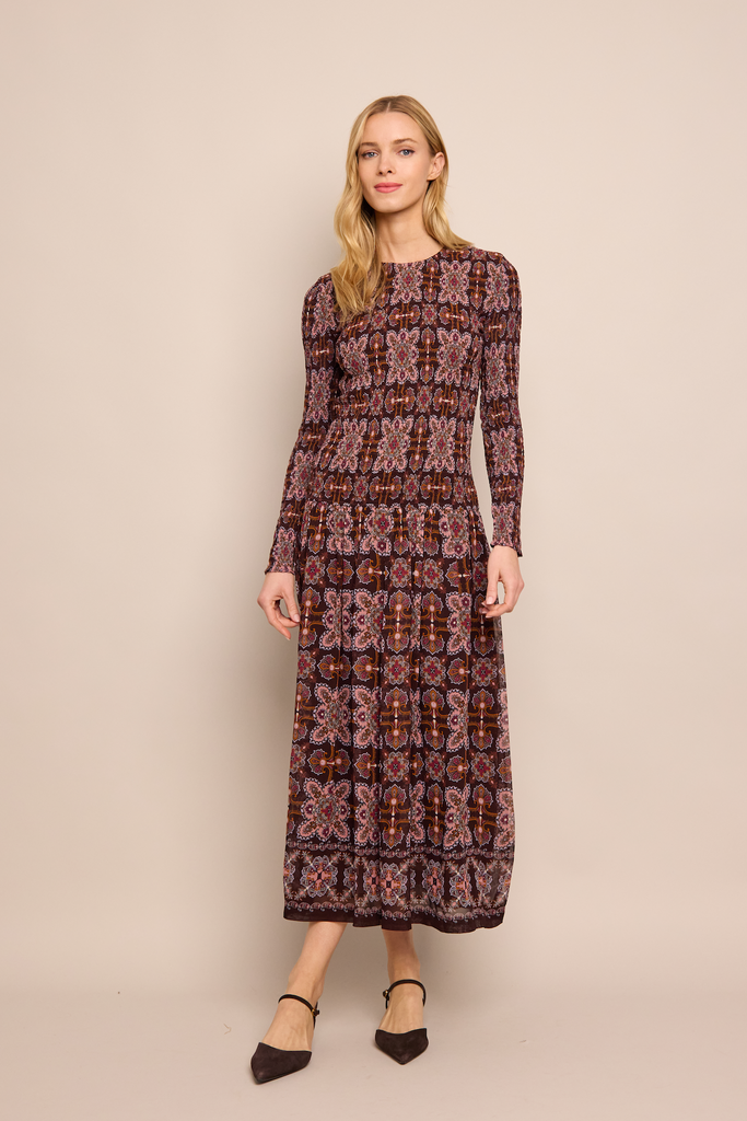 Blossom Dress in Vintage Tile Mauve
