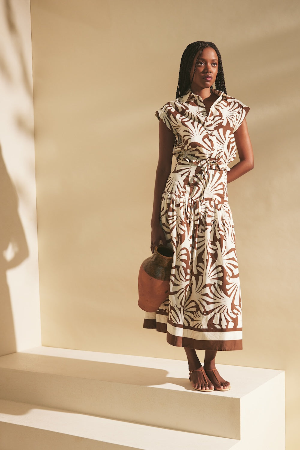 Diya Skirt in Catalina Khaki