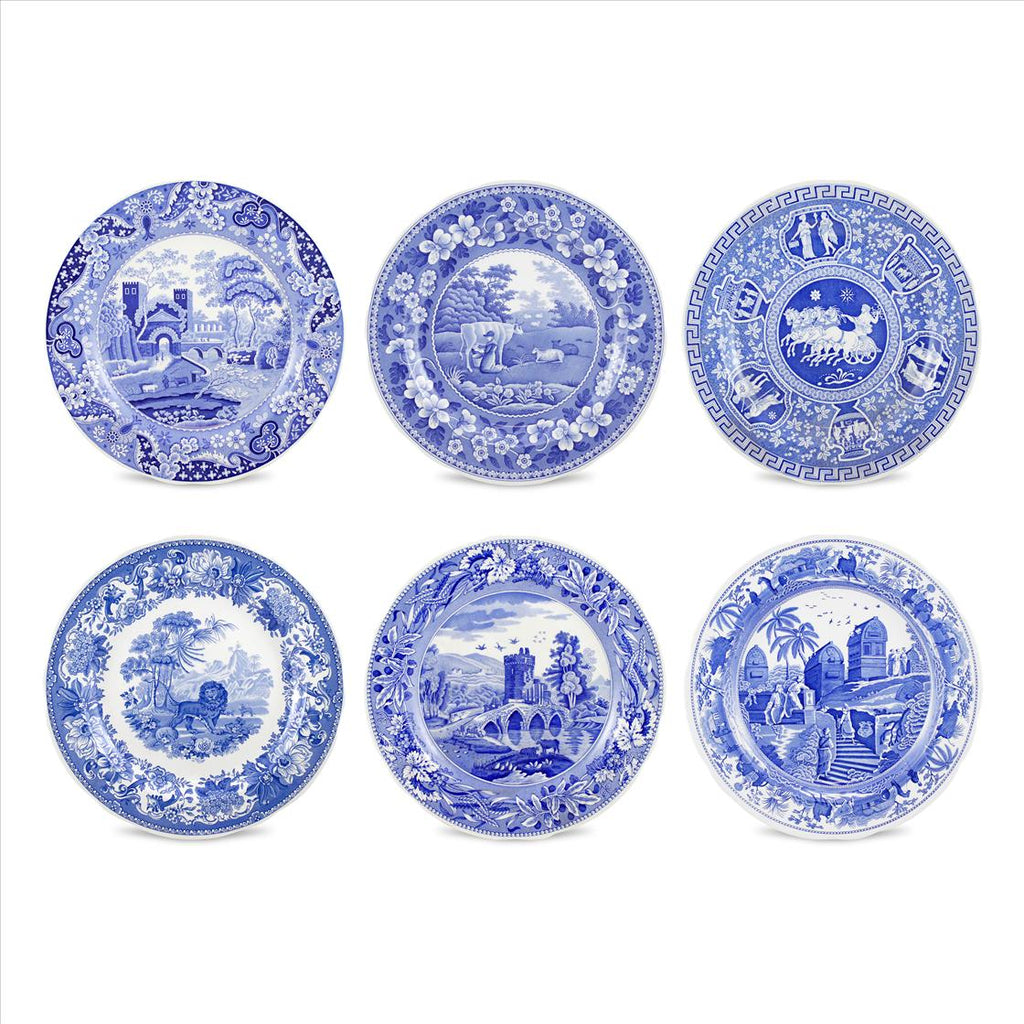 Blue Room Assorted Traditions Plates, Set of 6
