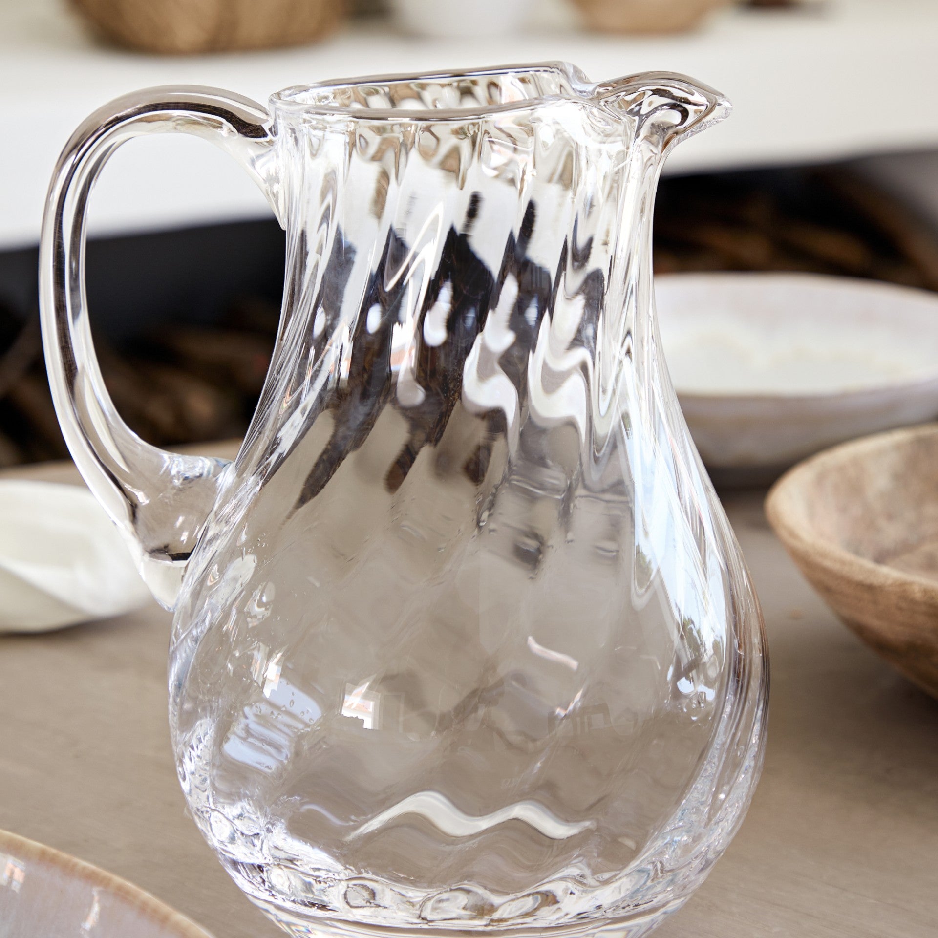 Ottica Collection Pitcher 54 oz. in Clear