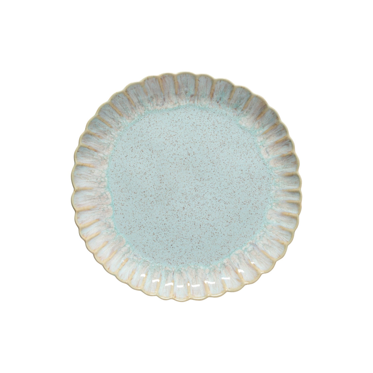 Mallorca Collection Dinner Plates in Sea Blue, Set of 6