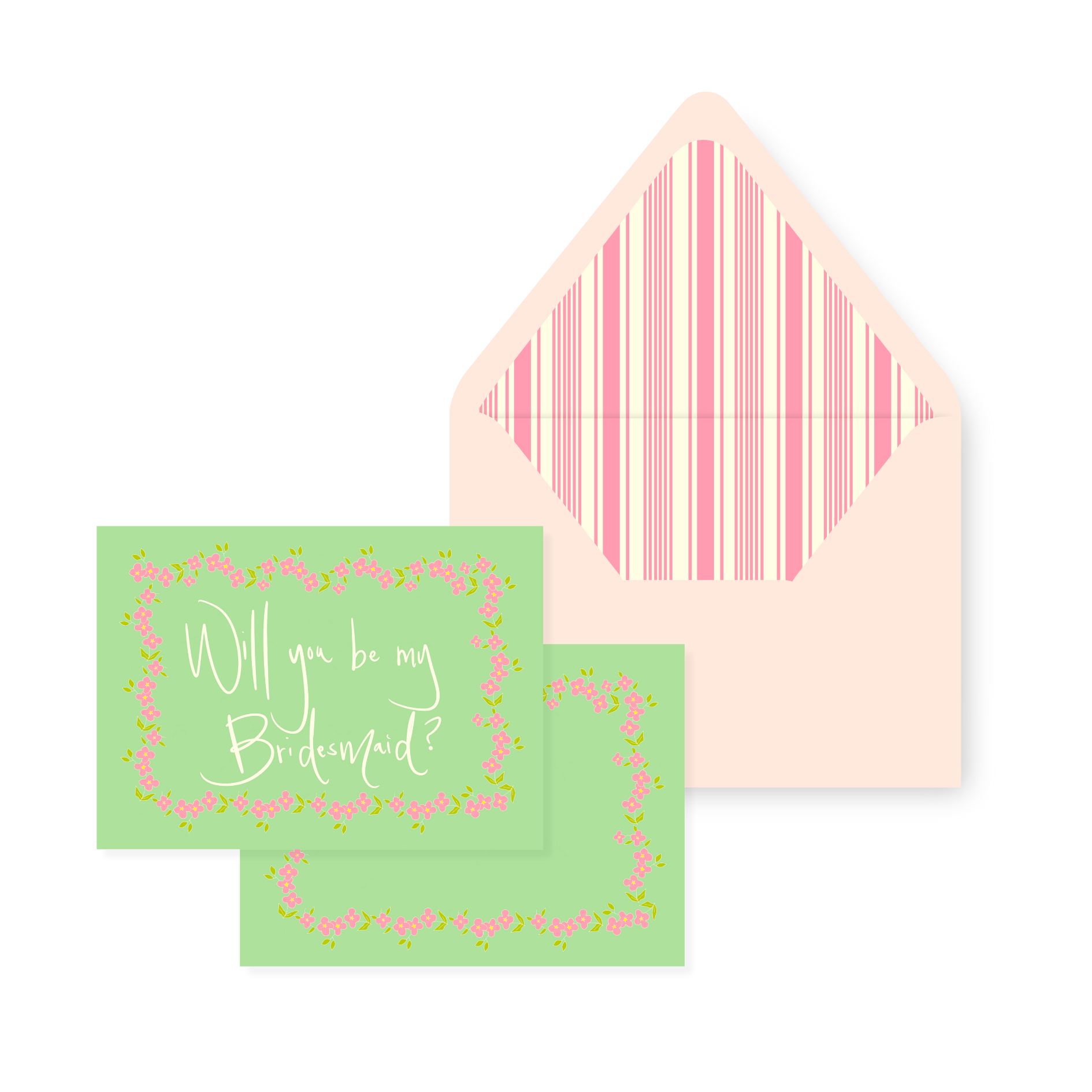 Blooming Jade Proposal Card Set