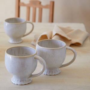 Mallorca Collection Mugs in Sand Beige, Set of 6