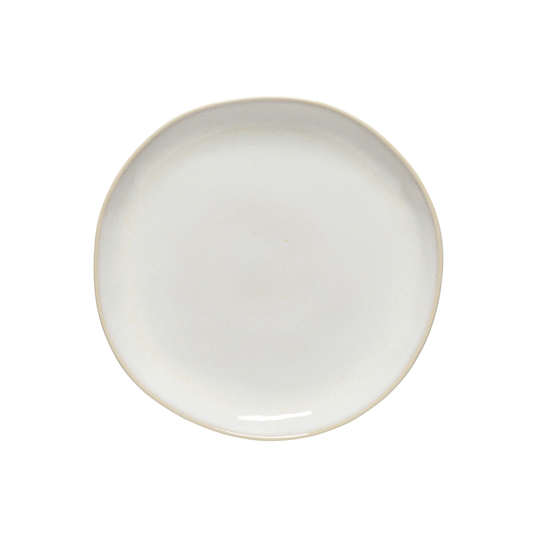 Brisa Collection Dinner Plates in Branca, Set of 6